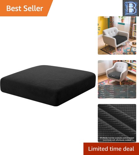 Elegant black stretch sofa - stretch,