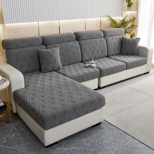 Jacquard fleece sofa seat - fleece,