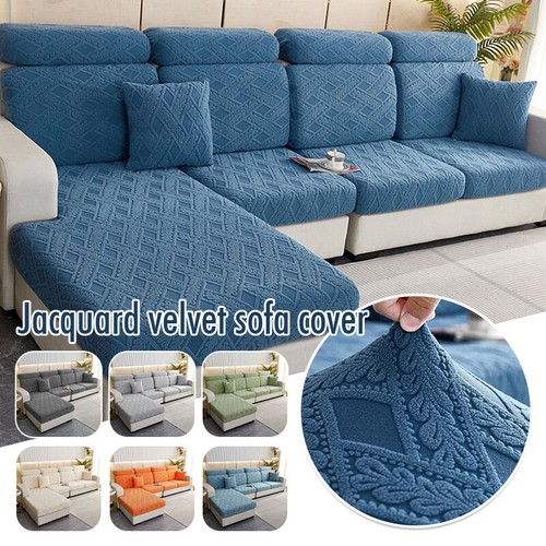 Jacquard fleece sofa - fleece, seat