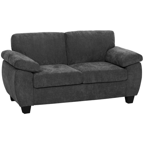 Homcom seater sofa chenille - homcom, 2